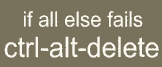 ctrl alt delete